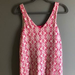 Short Pink & White Dress/Top